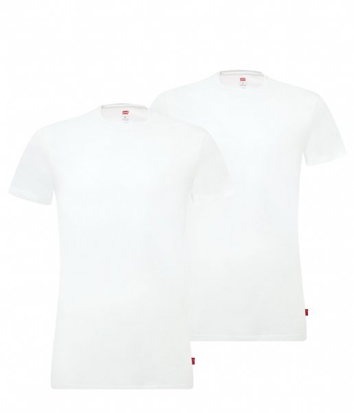Levi's T shirt Solid Crew 2P White (300)