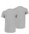 Levi's T shirt V-Neck 2P Middle Grey Melange (758)