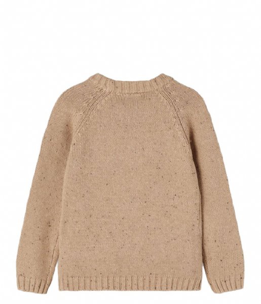 Lil Atelier  Nmmegalto Long Sleeve Knit Lil Tobacco Brown