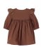 Lil Atelier Baby clothes Solange Long Sleeve Dress Lil Chestnut (3739906)