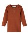 Lil Atelier Top Nbmgeo Long Sleeve Top Solid Lil Tortoise Shell