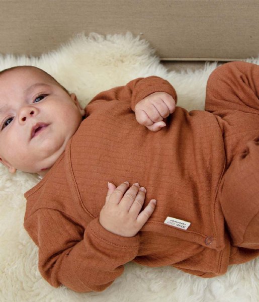 Little Indians Baby clothes Longsleeve Amber Brown (LS15-AB)