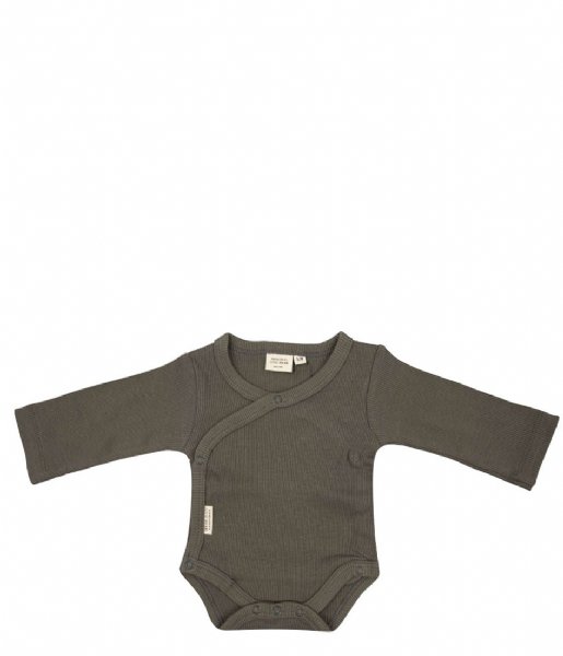 Little Indians Baby clothes Onesie Longsleeve Dusty Olive (ONLS18-DO)