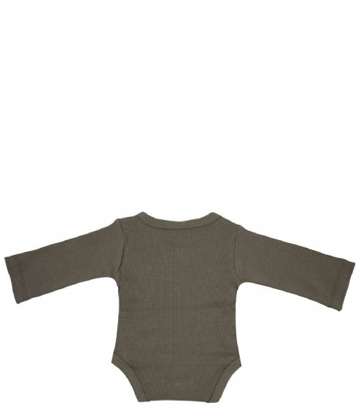 Little Indians Baby clothes Onesie Longsleeve Dusty Olive (ONLS18-DO)
