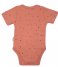Little Indians Baby clothes Onesie Shortsleeve Dots Canyon Clay (ONSH07-CC)