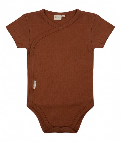 Little Indians Baby clothes Onesie Shortsleeve Amber Brown (ONSH15-AB)