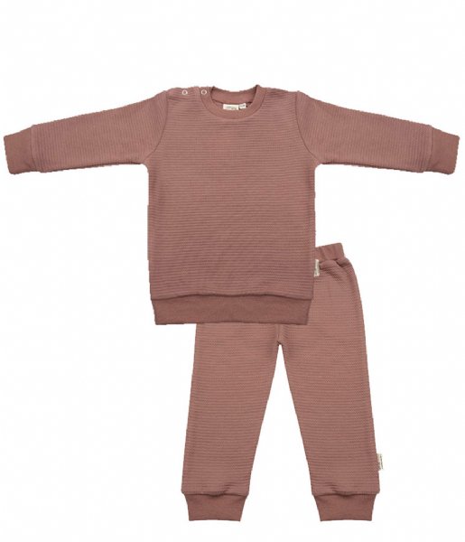 Little Indians Baby clothes Pyjamas Waffle Burlwood (PJ05-BW)