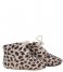 Little Indians Sneaker Bootie High Top Leopard Taupe