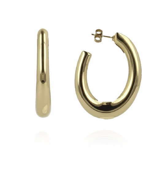 LOTT Gioielli Earring Classic Earring creole deluxe S Gold plated