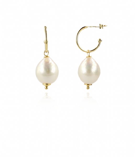 LOTT Gioielli Earring CE Pearl Pendant L Gold Gold