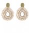 LOTT Gioielli Earring CE Silk Drop Crystal Double Gold Champagne