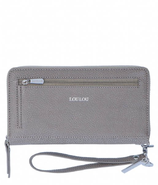 LouLou Essentiels Zip wallet Robuste Oyster (006)