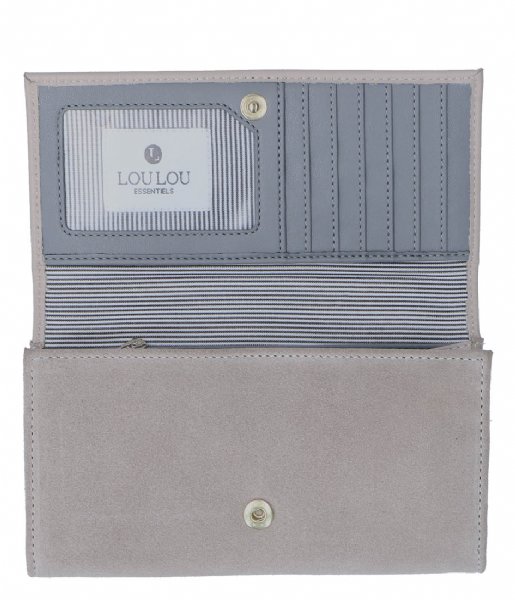 LouLou Essentiels Flap wallet Classy Croco Beige (013)