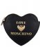 LOVE MOSCHINO Zip wallet Portafogli nero LE0000Q3-20