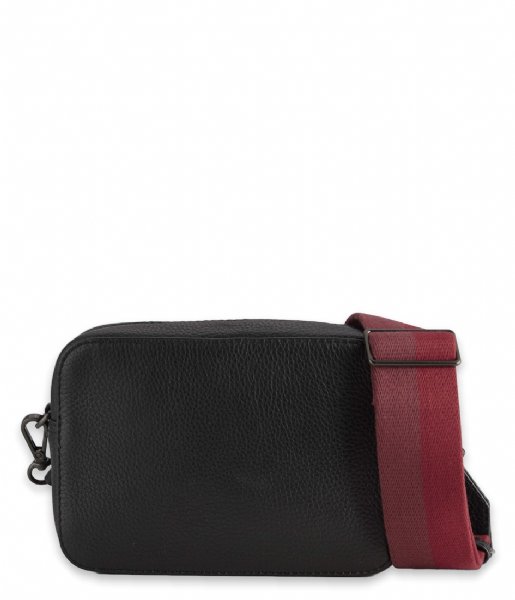 Markberg Crossbody bag Elea Crossbody Bag Grain Black w/Shocking Red & Berry (1077)