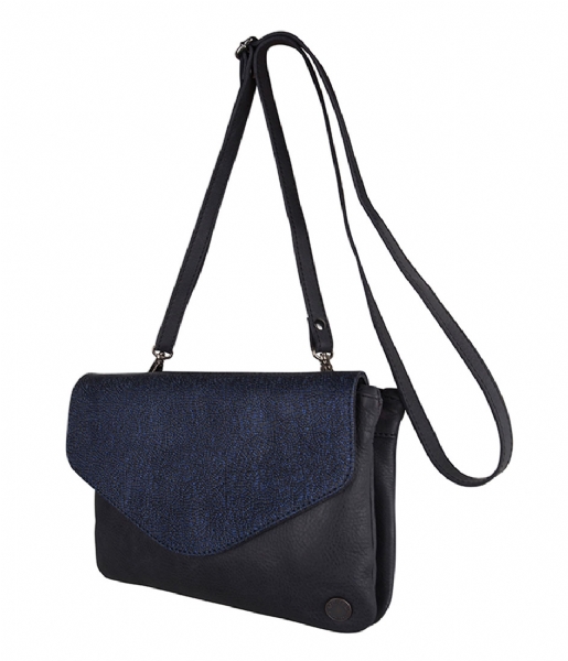 Merel by Frederiek Crossbody bag Sparkling Noble Bag black blue
