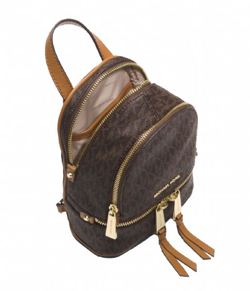 Michael Kors Everday backpack Rhea Zip Xs Msgr Backpack Brown (200)