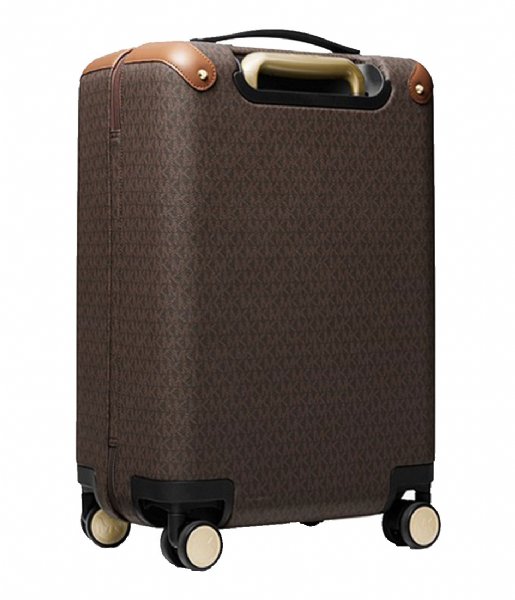 Michael Kors Hand luggage suitcases Travel Small Hardcase Trolley Brown Acorn (252)