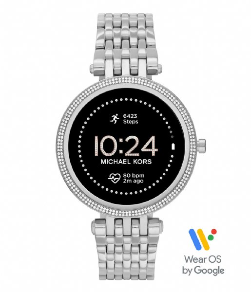 Michael Kors Smartwatch Gen 5E Darci Silver colored