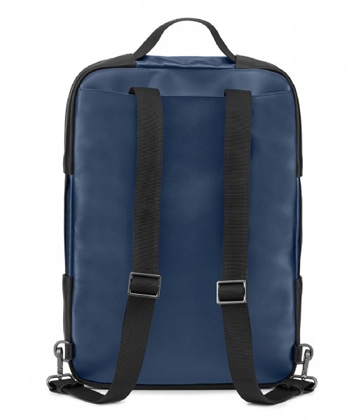 Moleskine Laptop Backpack Classic Pro Device Bag Vertical 15 Inch Sapphire Blue (B20)