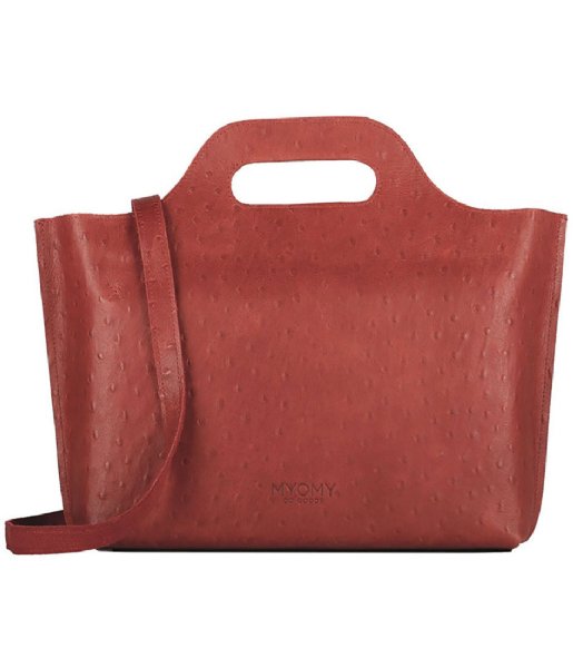 MYOMY  MYOMY MY CARRY BAG Handbag Ostrich Red