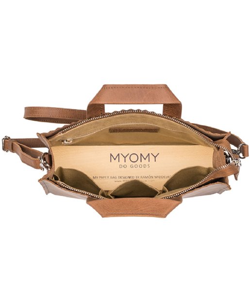 MYOMY Crossbody bag Mini Handbag Cross-body Anaconda Taupe