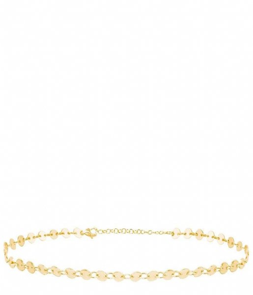 My Jewellery Necklace Disc Choker gold (1200)
