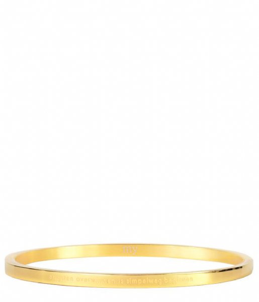 My Jewellery Bracelet Bangle Angsten Overwinnen gold colored (1200)