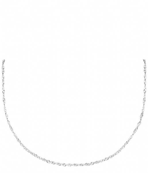 My Jewellery Necklace Twisted Basic Necklace Short silver colored (1500)