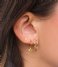 My Jewellery Earring Oorhangers Dubbel Cirkel goudkleurig (1200)