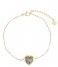My Jewellery Bracelet Armband labradorite hartje goudkleurig (1200)