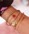 My Jewellery Bracelet Armband Red Jade hartje goudkleurig (1200)