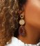 My Jewellery Earring Statementoorbel Druppel Kristal paars (0700)