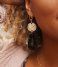 My Jewellery Earring Statementoorbel Druppel Kristal zwart (1100)