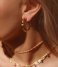 My Jewellery Earring Brede oorringen met patroon zilverkleurig (1500)