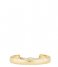My Jewellery Bracelet Bangle met gevlochten patroon goudkleurig (1200)
