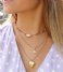 My Jewellery Necklace Ketting hart amour goudkleurig (1200)