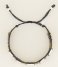 My Jewellery Bracelet Zwarte armband bedels & kraaltjes Zilver (1500)