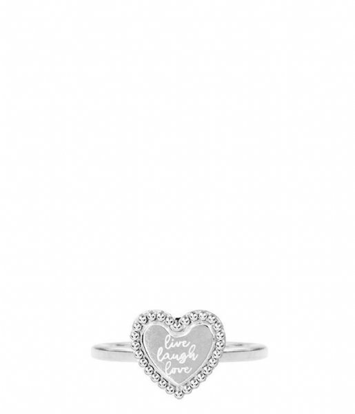 My Jewellery Ring Custom Ring Live Laugh Love zilverkleurig (1500)
