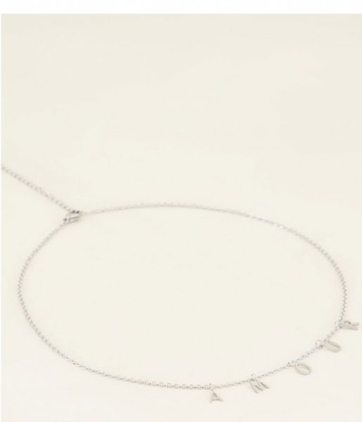 My Jewellery Necklace Ketting losse letters amour Zilver (1500)