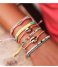 My Jewellery Bracelet Armband kralen & ruitjes roze (0800)
