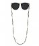 My Jewellery Glasses cord Zonnebrillenkoord Touw Schelp zwart (1100)