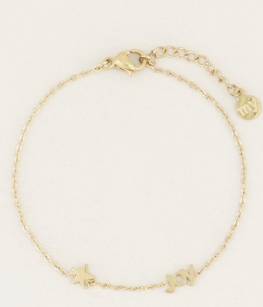 My Jewellery Bracelet Armbandje Met Ster gold colored (1200)