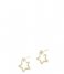 My Jewellery Earring Oorbellen open ster goudkleurig (1200)