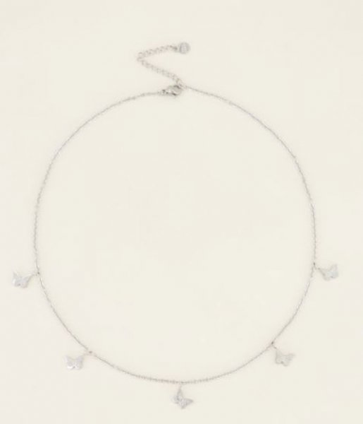 My Jewellery Necklace Ketting vlindertjes Zilver (1500)