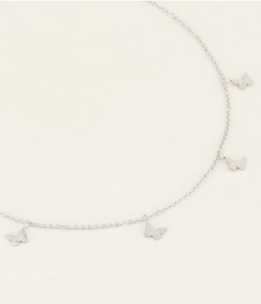My Jewellery Necklace Ketting vlindertjes Zilver (1500)
