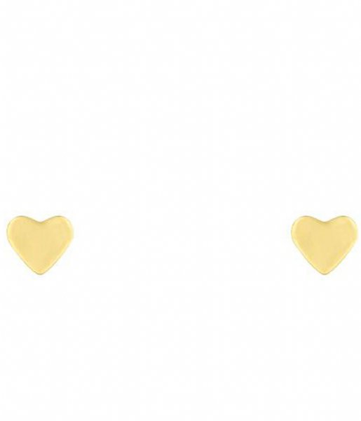 My Jewellery Earring Heart Medium goudkleurig (1200)