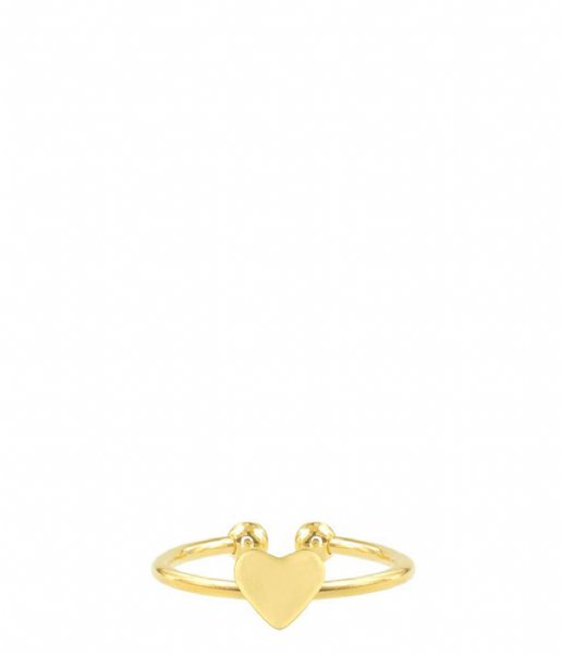 My Jewellery Ring Ring Heart goudkleurig (1200)