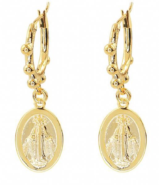 My Jewellery Earring Maria Charm Dots goudkleurig (1200)