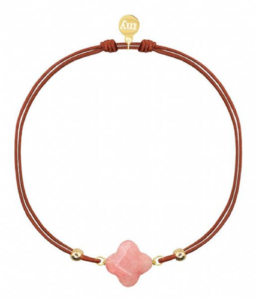 My Jewellery Bracelet Clover Bracelet roze (0800)